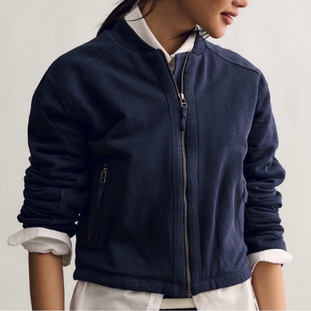 Anthropologie Pilcro Knit Bomber Jacket